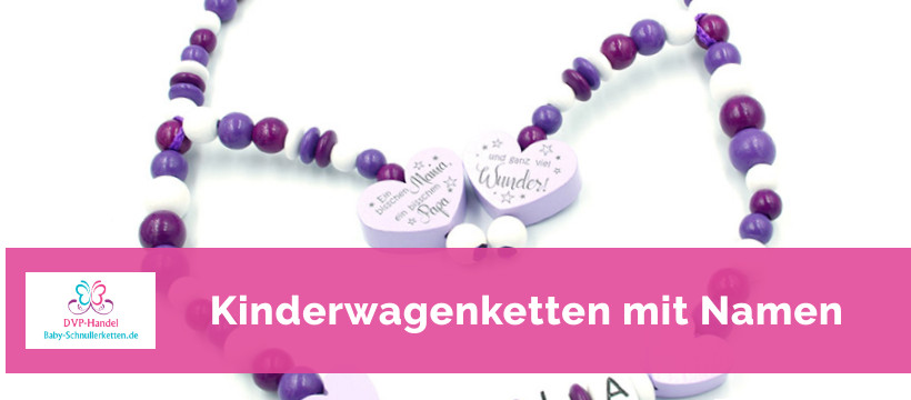 Kinderwagenketten mit Namen